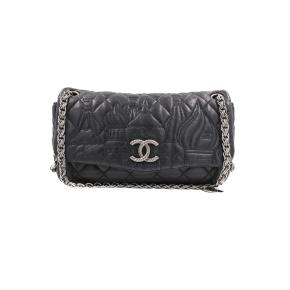Chanel Black Jumbo Paris-Moscow Red Square Kremlin Bag 2