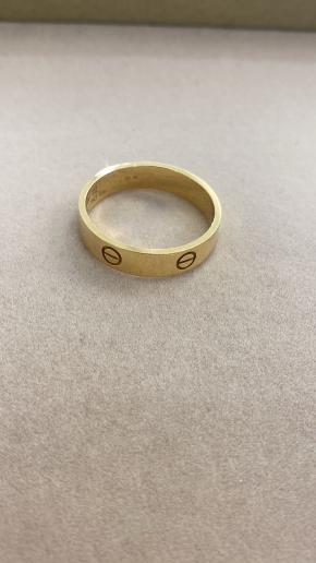 Cartier Yellow Gold Love Ring 5.5mm Size 72 4