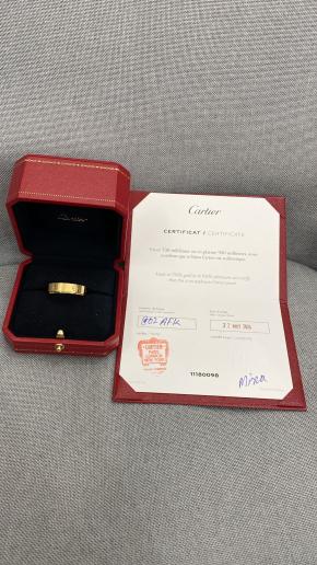Cartier Yellow Gold Love Ring 5.5mm Size 72 2