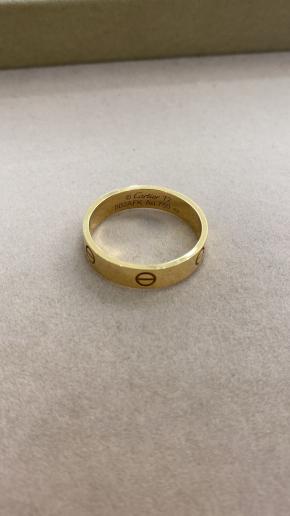 Cartier Yellow Gold Love Ring 5.5mm Size 72 5