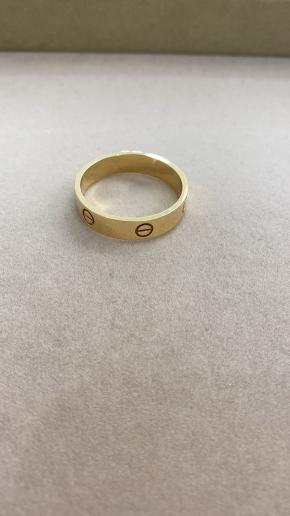 Cartier Yellow Gold Love Ring 5.5mm Size 72 3