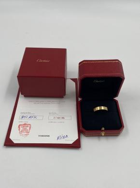 Cartier Yellow Gold Love Ring 5.5mm Size 72 6
