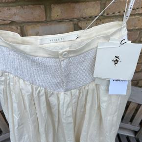 Renli Su ‘Prudence’ Linen Smocked Midi Skirt 2