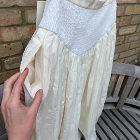 Renli Su ‘Prudence’ Linen Smocked Midi Skirt 8