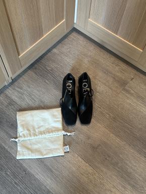 Loewe Black Leather/Suede Ankle Boots 7