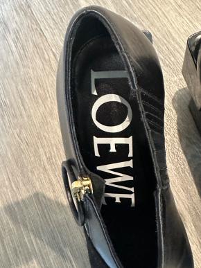 Loewe Black Leather/Suede Ankle Boots 6