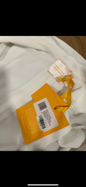 Galvan White Crepe Marina Dress 5