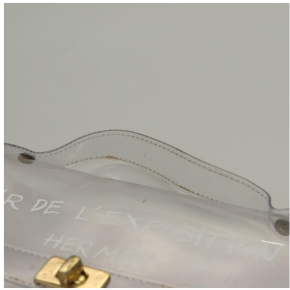 Hermès Limited Edition Transparent Vinyl Kelly Souvenir De L'Exposition 1997 Bag 8