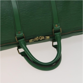 Louis Vuitton Keepall 55 Epi Leather Borneo Green 10