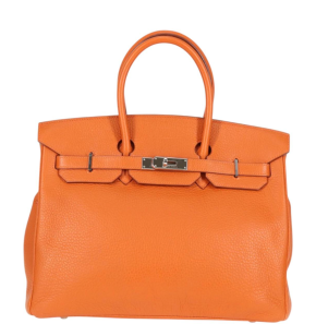 Hermès Birkin 35cm Orange Togo Leather with Palladium Hardware 3