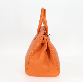 Hermès Birkin 35cm Orange Togo Leather with Palladium Hardware 5