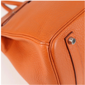 Hermès Birkin 35cm Orange Togo Leather with Palladium Hardware 20