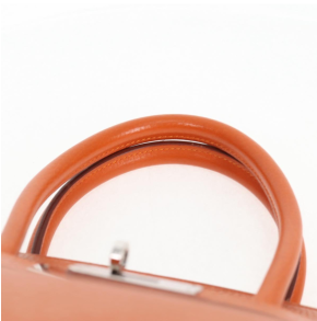 Hermès Birkin 35cm Orange Togo Leather with Palladium Hardware 15
