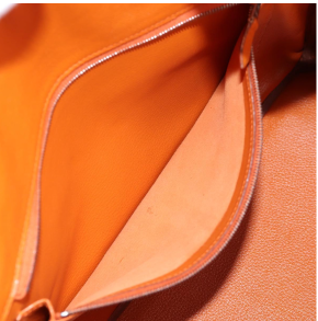 Hermès Birkin 35cm Orange Togo Leather with Palladium Hardware 10