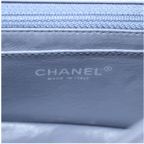 Chanel Lambskin Lilac Quilted Leather Mini Rectangular Flap Bag 21