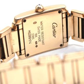 Cartier Tank Française Small 18k Yellow Gold Diamond Watch 4