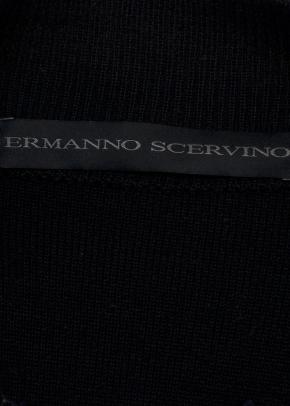 Ermanno Scervino Navy and Red Longline Jacket 4