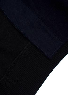 Ermanno Scervino Navy and Red Longline Jacket 9