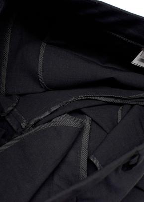 Brunello Cucinelli Charcoal Grey Trousers with Signature Embellishment 5