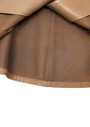Giorgio Armani Beige Leather Blazer 9