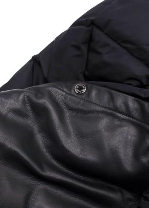 Louis Vuitton Kid's Black Quilted Jacket With Leather Pockets 3