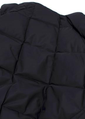 Louis Vuitton Kid's Black Quilted Jacket With Leather Pockets 10