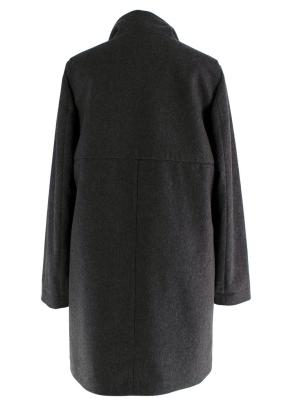 Brunello Cucinelli Grey Double Layer Coat With Detachable Waistcoat 2