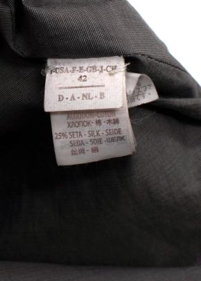 Brunello Cucinelli Grey Double Layer Coat With Detachable Waistcoat 6