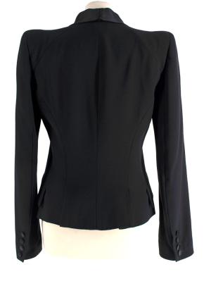 Alexander McQueen Black Blazer with Gold Button Fastening 2