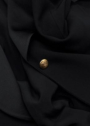 Alexander McQueen Black Blazer with Gold Button Fastening 5