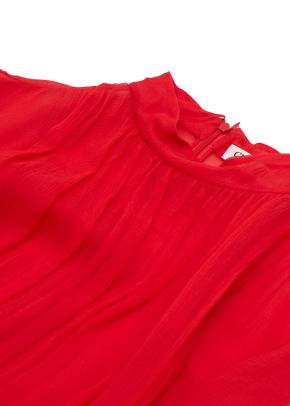 Dior Vibrant Red Silk Gown/Maxi Dress 6