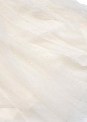 Christian Dior Cream Mid-Length Pleated Tulle Skirt 3