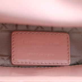 Dior Powder Pink Patent Cannage Mini Lady Dior 5