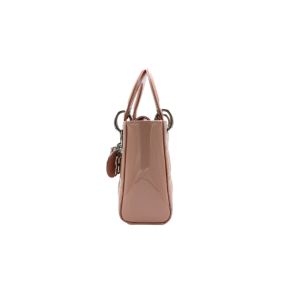 Dior Powder Pink Patent Cannage Mini Lady Dior 3