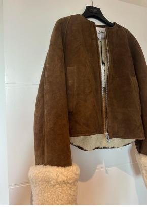 Alaia Current Shearling Jacket 4