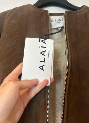 Alaia Current Shearling Jacket 6