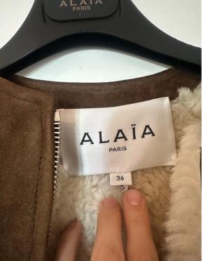 Alaia Current Shearling Jacket 5