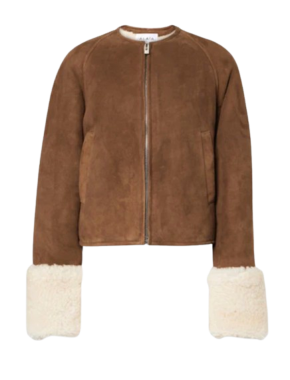Alaia Current Shearling Jacket 2