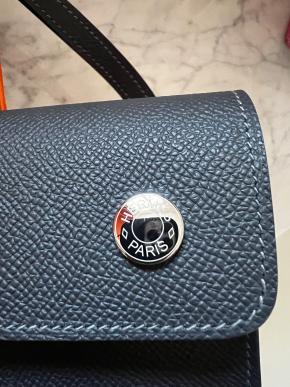 Hermes Graphite Sanp Cross Body Bag 4