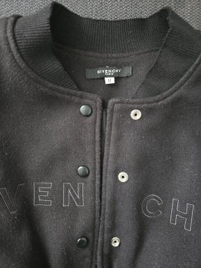 Givenchy Cropped Leather/Wool Bomber Jacket 5