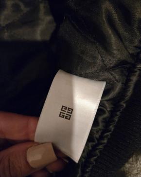 Givenchy Cropped Leather/Wool Bomber Jacket 8