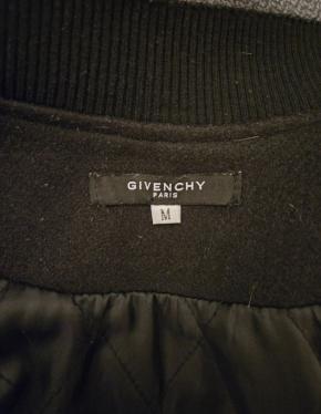 Givenchy Cropped Leather/Wool Bomber Jacket 6