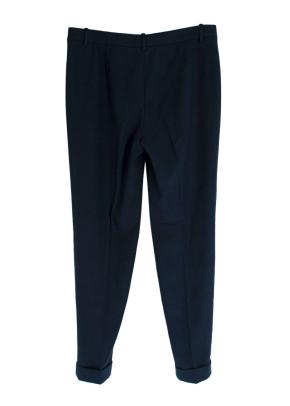 Loro Piana Mens Navy Cashmere Trousers 2