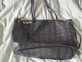 MCM  Black Nappa Leather Tote 3
