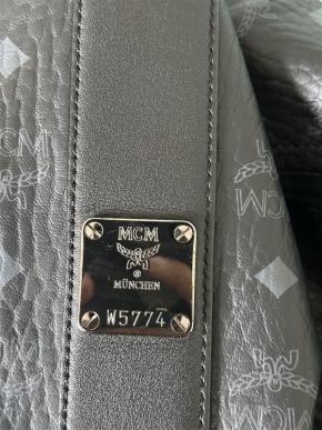 MCM  Black Nappa Leather Tote 6