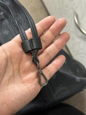 MCM  Black Nappa Leather Tote 7