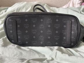 MCM  Black Nappa Leather Tote 5