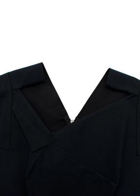 Limited Edition Selfridges x Roland Mouret Black Assymetric Hem Gown 5