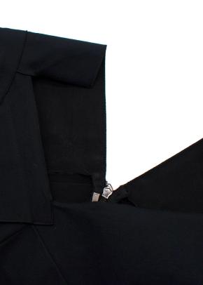 Limited Edition Selfridges x Roland Mouret Black Assymetric Hem Gown 3