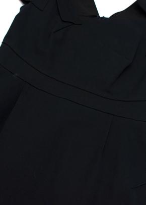 Limited Edition Selfridges x Roland Mouret Black Assymetric Hem Gown 7